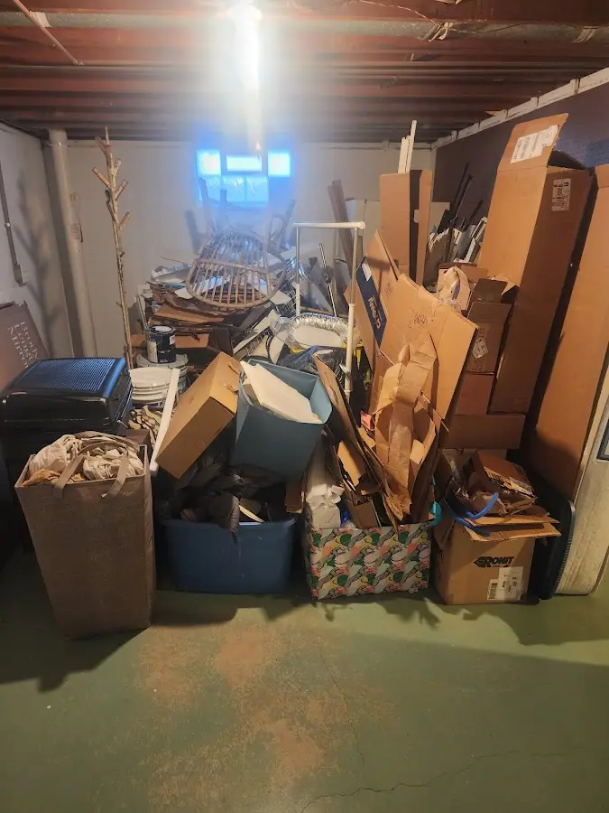 Roll-off dumpster container at job site for 8 Yard Dumpster Rental in Redondo Beach